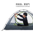 Naturehike挪客超轻20D硅胶帐篷 户外露营装备徒步登山轻量便携防水大空间 森林绿