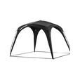 black dog黑狗自动穹顶天幕速开户外露营自立免搭建黑胶遮阳棚 天幕