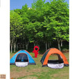 帐篷户外露营防雨过夜3人4人全自动露营室内防风防晒保暖 1-2人儿童款颜色随机 单帐篷