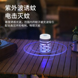 挪客Naturehike户外灭蚊灯精致露营野营防水照明驱蚊一体灯 森绿色