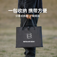 black dog黑狗露营置物架户外多功能折叠收纳架子野营野餐烧烤桌子 夜幕黑