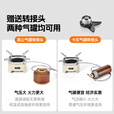 原始人户外卡式炉露营炊具燃气炉灶煮茶炉野炊装备全套便携式炉具分体式 米白红外线卡式炉【赠收纳包】