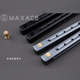 MAXACE幽灵2代一体柄蝴蝶甩花式练习户外EDC 黑色铝柄+SLD夹钢刃
