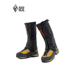 黑冰徒步登山防水雪套沙漠防沙鞋套耐磨防泥防污鞋套雪地脚套 黑色 M