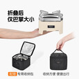 原始人户外卡式炉露营炊具燃气炉灶煮茶炉野炊装备全套便携式炉具分体式 米白红外线卡式炉【赠收纳包】