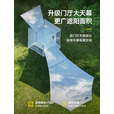 探险者（TAN XIAN ZHE）帐篷户外露营防雨过夜3人-4人天幕帐篷黑胶遮阳速开帐篷 【5-8人黑胶帐篷+天幕】+防潮垫