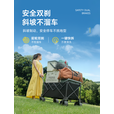 探险者（TAN XIAN ZHE）户外露营推车带桌板露营车折叠推车便携摆摊推车一体摊车露营拖车 推车灰色-大号+桌板+椅*2+天幕