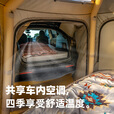 探险者车尾充气帐篷一体式户外野营过夜防雨适配露营装备全套2025新品 【2196鸟巢充气帐篷】钛黑涂银涤棉