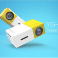 新款YG300投影仪迷你微型儿童娱乐便携家用LED手机有线投影机320P YG300黑白美规【国内用户选用】