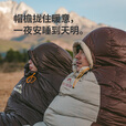 Naturehike挪客雪鸟木乃伊羽绒睡袋保暖被超轻便携春秋冬季户外露营登山过夜 适宜-7.3~6.3°C/SP700焦茶L