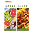 骆驼（CAMEL）户外保温箱家用冰桶冷藏箱烧烤露营野炊钓鱼运输手提 O021 不焦绿