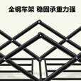 野徒者露营车户外推车野餐车儿童可躺露营装备折叠摆摊营地车小买菜车 樱花粉-5寸万向轮+72桌板 升级加粗全钢车架