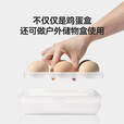 原始人户外便携防震鸡蛋收纳盒收纳盒露营防碎蛋家用塑料保护盒防摔 2格鸡蛋盒【防摔防震】