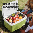 JEEP正品保温箱冰袋冷藏箱户外露营商用车载摆摊移动小冰箱桶保温 果绿色5L【送4个冰袋1个冰板】