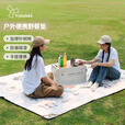 vidalido维达利多户外露营别墅野餐垫防水防潮加厚折叠垫子便携超大爬行垫 印第安印花-适配小号别墅310*200cm