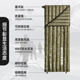 北极狼（BeiJiLang）羽绒睡袋轻量化鹅绒成人户外露营旅行便携式打地铺车载用午休被子 400g【灰色】【高蓬松鸭毛绒】17~20℃