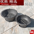 MPPMCK铸铁炭炉取暖神器老式火炉围炉煮茶户外烧碳stove 20CM铸铁炭炉[带提手+炉栅]