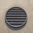 山头林村宝圆形铸铁炉箅子炉栅炉桥生铁柴火灶炉底加厚耐高温炉条 圆 圆形直径约19CM-圆孔款式