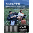 喜马拉雅充气沙发户外露营懒人便携气垫床野营野餐空气战术沙发充气床 双人款自动充气