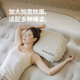 挪客Naturehike羽骨充气枕头户外露营睡袋旅行枕便携出差腰垫颈枕 香槟棕-加大码