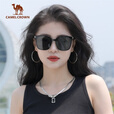 CAMELCROWN墨镜高级太阳眼镜开车遮阳户外护目防风新款男女款正品 黑框黑灰片，535BAP2008