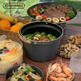 火枫（FIRE-MAPLE）盛宴不沾饭锅特别户外野炊吊锅具野外餐露营单锅汤锅火锅卡式炉锅 盛宴·饭锅特别版