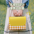Aoran野餐垫户外餐垫防潮垫加厚野外地垫便携野餐布露营春游郊游装备 小黄格【1.5*1m】加厚牛津布