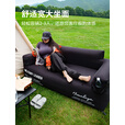 喜马拉雅充气沙发户外露营懒人便携气垫床野营野餐空气战术沙发充气床 双人款自动充气