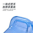 映棠车载水桶带水龙头折叠水桶车载带龙头塑料箱食品级方形折叠饮水 蓝色5升方桶 +延长管+嘴塞+刷子