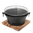 围炉煮茶烤火炉套装烧烤炉户外碳炉2025新款家用器具全套 [带烤网]30cm炉+烤网