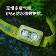 Naturehike挪客星屿Air户外头灯 超轻便携IP66级防水防尘户外露营骑行钓鱼 纳米黄