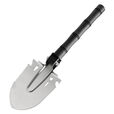 柏潮户外露营工兵铲多功能折叠式钓鱼车载防身兵工铲野外探险铁锹铲子 黑柄长款兵工铲【1把装】