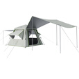 鹿营佳星辰铝合金户外帐篷天幕二合一钛黑胶防晒自动速开防雨过夜露营 铝合金帐篷+天幕