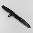 极端武力支点意大利户外战术直刀高硬度D2钢野外便携防身小刀 支点黑刃 极端武力支点阿富汗【战术半齿】