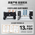 出色鸟Greatbird大型户外露营车 小推车野营便携折叠手拉车 后开儿童可躺露营装备 暖沙金【双刹坦克轮轮宽8cm+桌板】 300L
