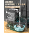 旋转拖把免手洗2025新款家用一拖净干湿两用水桶一体拖地桶杆拖布 双驱省力盘减音降噪米白色 3个90家庭选择金属篮加强杆+塑料