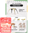 原始人露营帐篷天幕便携式黑胶穹顶免搭建帐篷户外速开防晒遮阳棚桌椅 天幕+120铝蛋卷桌+克米特椅*4