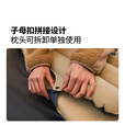 牧高笛（MOBIGARDEN）白羊充气垫 户外露营轻量便携加厚充气防潮垫 单人防潮垫/沙石色