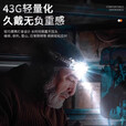 骆驼（CAMEL）强光头戴式迷你小头灯超亮充电长续航户外露营赶海感应防水手电筒 【仅43g】爆亮钓鱼灯+感应+红光驱蚊+超长续航