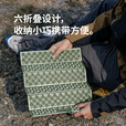 挪客Naturehike蛋巢垫户外单人折叠防潮垫露营加厚隔热地垫午睡垫 军绿 仅40g（42*32*1.8cm）