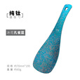 钛途纯钛饭铲盛饭勺户外露营锅铲便携收纳炒菜铲子厨具炊具安全健康 纯钛盛饭勺--冰花孔雀蓝