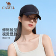 骆驼（CAMEL）户外运动棒球帽男女鸭舌帽透气遮阳秋冬遮脸防晒帽子 133BARC017，墨蓝 均码