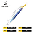 银蚁（SILVERANT）地钉 户外露营十字菱形加长防脱轻量化高强度纯钛固定地钉 纯钛地钉-短 120mm