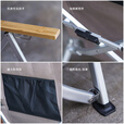 OnwaySports铝合金折叠椅子可调节折叠午睡床户外便携露营陪护午休可躺椅 OW 58AB 黑色帆布款（可调节）