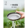 KEITH铠斯【钛菜碟】圆盘菜盘蒸盘菜碟子平底浅盘饭盘精致露营纯钛餐具 餐碟Ti5362