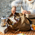 Naturehike挪客山型环保袋 便携户外露营野营防泼水杂物收纳袋大空间 鹿皮褐