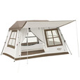 原始人（The Primitive）速开帐篷户外便携式折叠野外野营露营防雨加厚自动野营装备 归隐小屋帐+双人充气床
