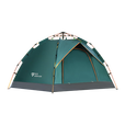 清系帐篷全自动公园儿童防晒户外露营用品便携式折叠2-3人野外露营 【福利款】一门一窗款【森林绿】