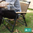 山扉户外便携克米特椅精致露营折叠凳钢管轻量化折叠椅 钢管军绿色-单个装