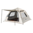 清系 全自动露营帐篷户外防晒防雨双人双层公园野外帐篷免搭建2-3人 帐篷+天幕大号4~5人+防潮垫